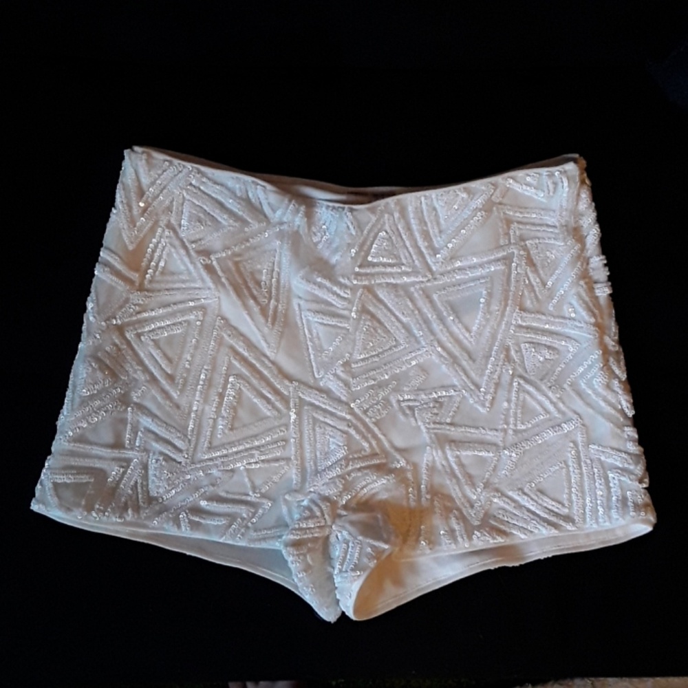 F21 sequin shorts